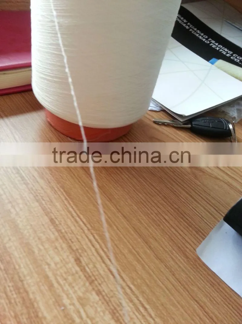 polyester spandex 75/30 covering/polyester crimp elastic yarn knitting weaving use