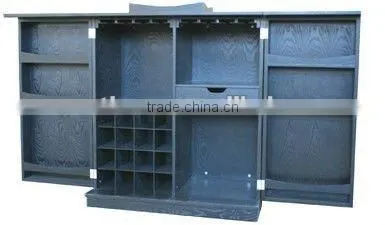 wooden wine storage cabinet