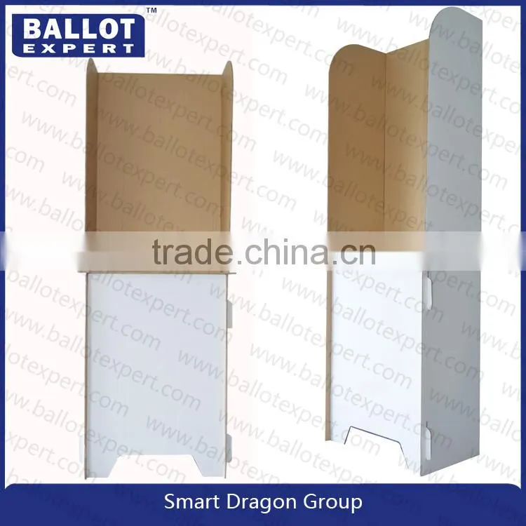 2016 new design JYL SE-TDC005 hot sales cardboard folding easy transport ballot booth