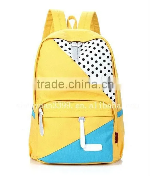2016 China supplier boy canvas backpack durable large capacity school bag fancy outdoor sport bag