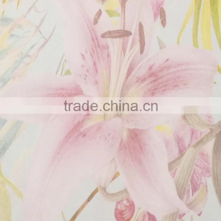 digital printed poplin cotton fabric woven textile for garments clothes