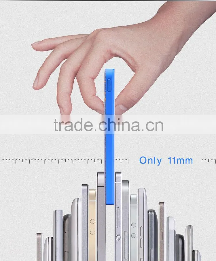 Colorful 4000mah polymer super slim powerful power bank