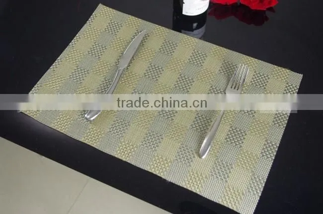 custom plaid table mat