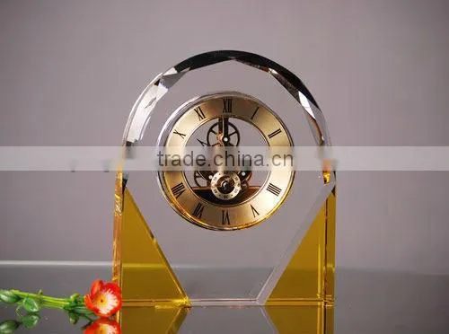 Fashion decoration crystal clock