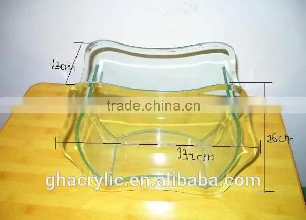 GH-RZ393 2014 factory direct sale Shatterproof design acrylic fishbowl,small fishbowl