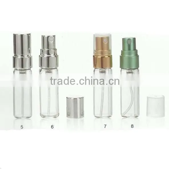 cylinder glass sprayer bottle in 3ml,5ml,8ml,10ml