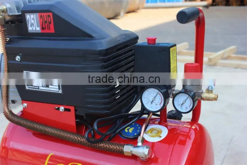 Portable piston 2hp 25L driect driven ZA series air compressor
