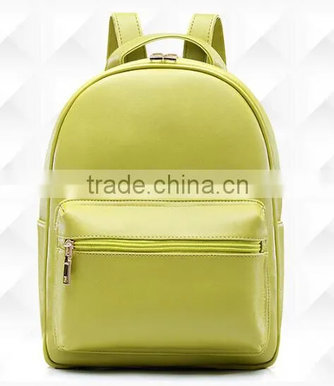 2015 High Quality Trendy PU lady backpack