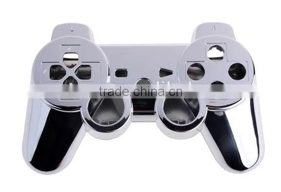 Glossy Chrome Silver Shell for ps3 controller replacement parts