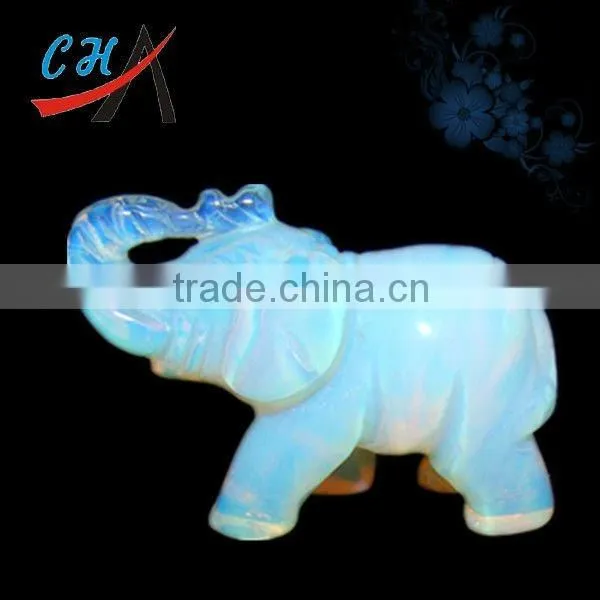 jade hand carved elephant