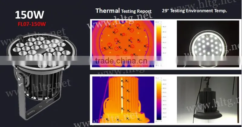 Shenzhen manufacturer CREEXTE SMD5050 150W LED Flood/Town Crane Light with 5 years warranty