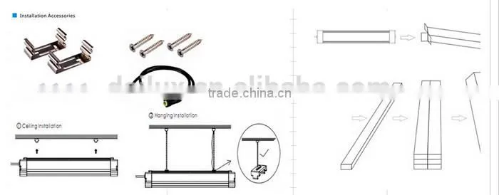 hot new products LED Tri-proof Light 1200mm /IP65 led tube light