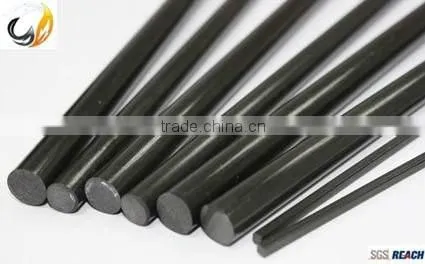 15mm Carbon Fiber Rod Pultrusion Carbon Fibre Rods, Solid carbon fiber rod for camera