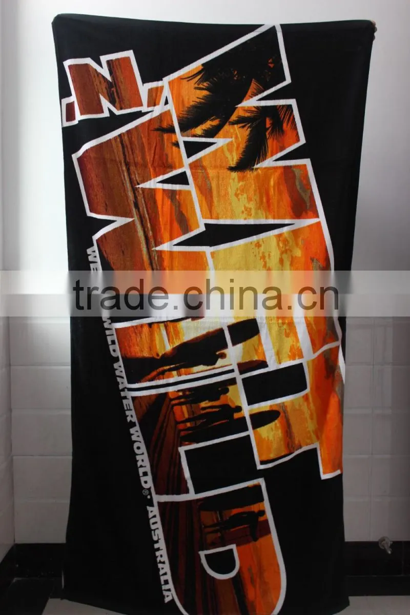 hot sell luxury promotional cotton beach towels private label customize