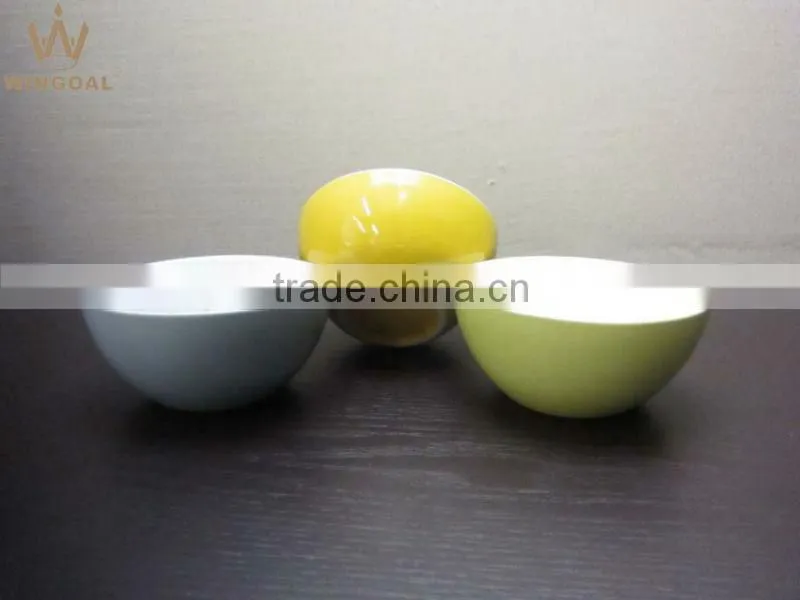ceramic colorful salad bowl