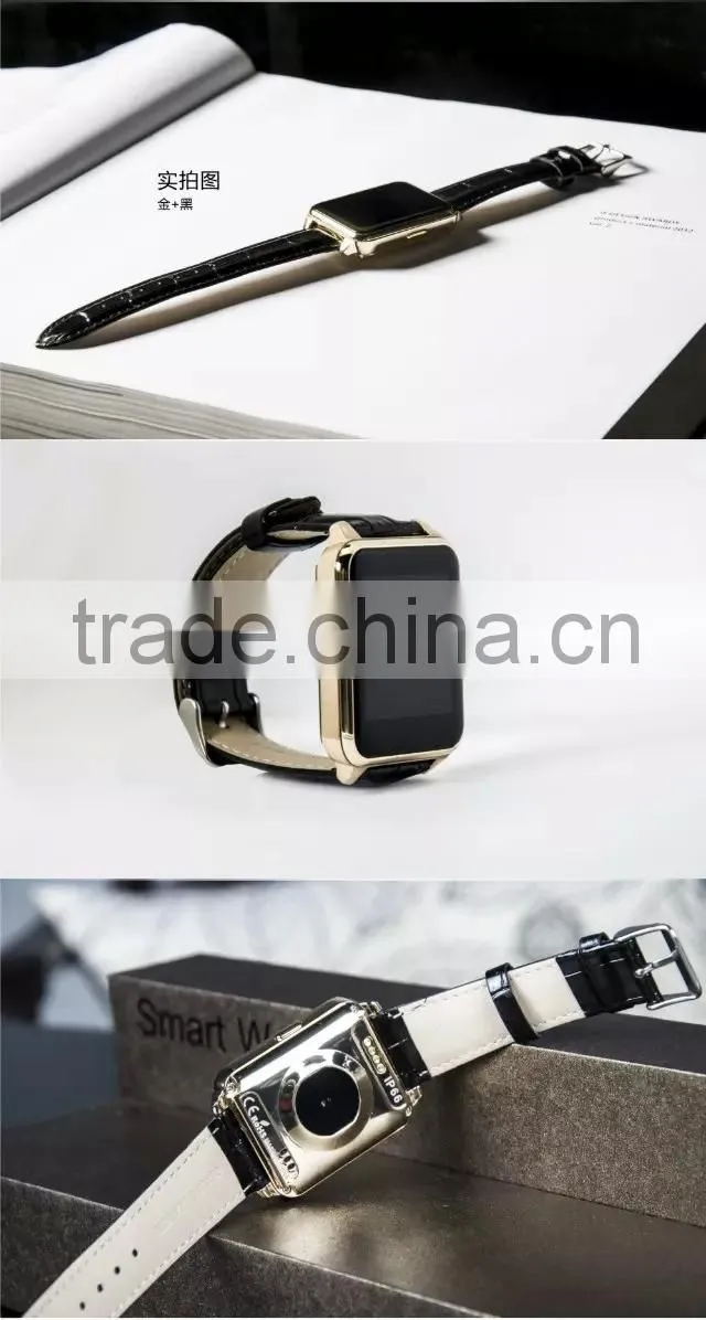 heart rate monitor and IP66 waterproof 1.54 inch IPS HD LCD capacitive touch screen smart watch model F2