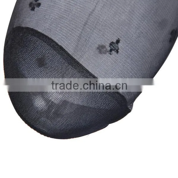 4288-1 Flower jacquard women nylon lace ankle socks