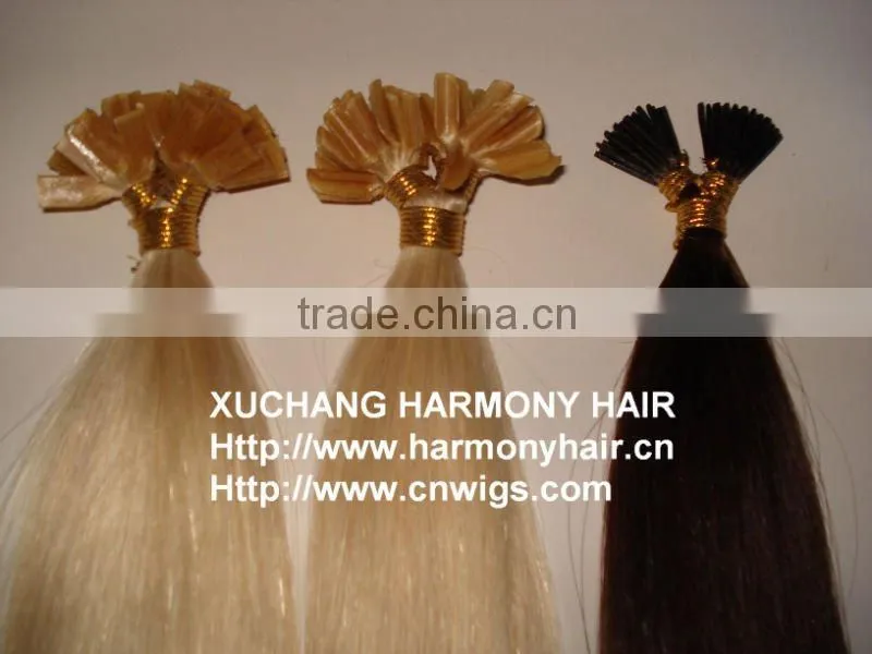 HOT HOT pre-bonded hair extension/pre-bonded hair extension brazilian kinky curly/pre-bonded human hair extension