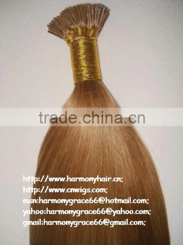 HOT HOT pre-bonded hair extension/pre-bonded hair extension brazilian kinky curly/pre-bonded human hair extension