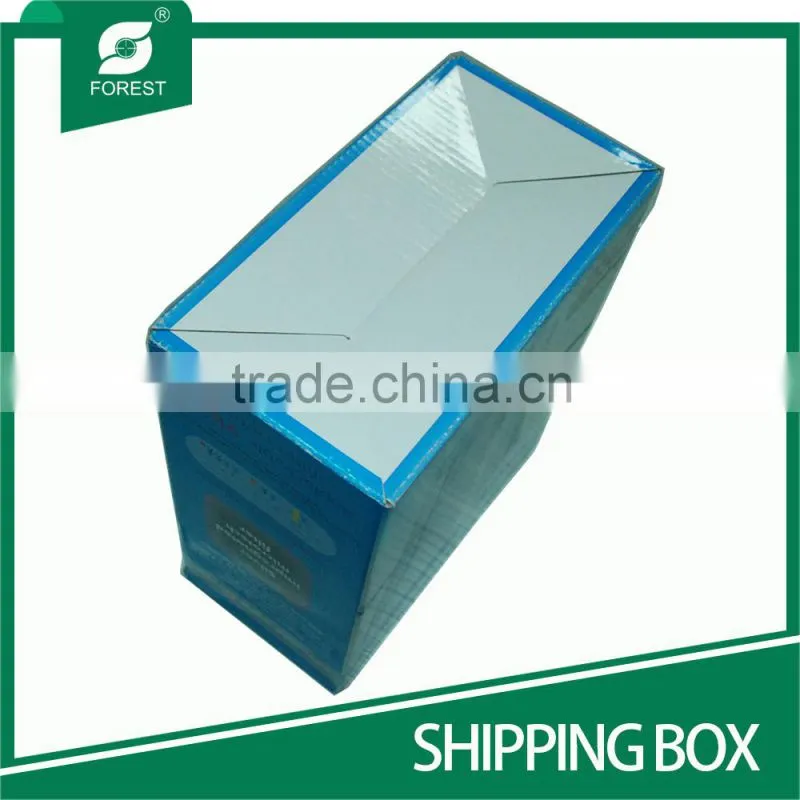 ELEGANT DESIGN CORRUGATED SHIPPING CARTON BOXES FOR PACKING GLASS BOTTLES