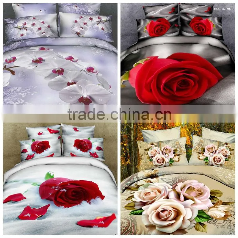bedding set 3D design 100% Cotton