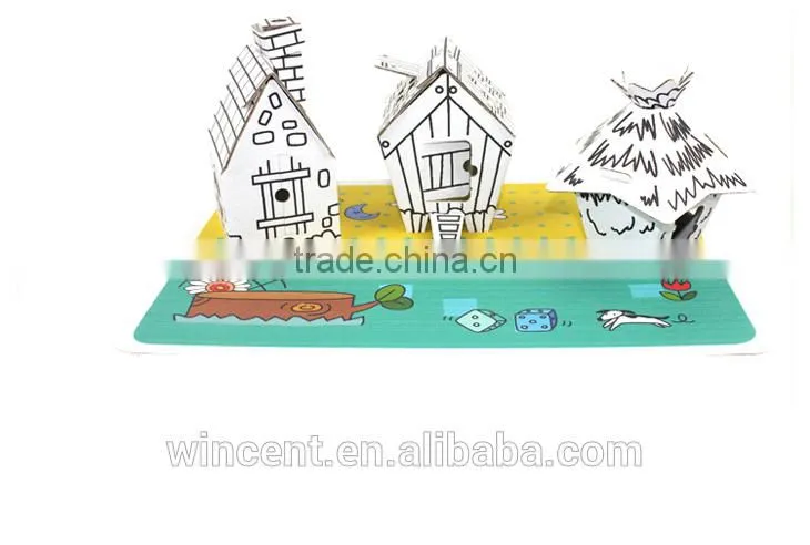 Kids DIY Painting 3D Puzzle
