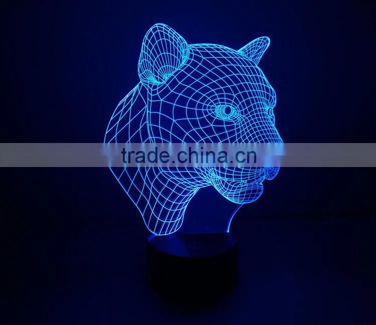 Color Change 3D Leopard LED Light