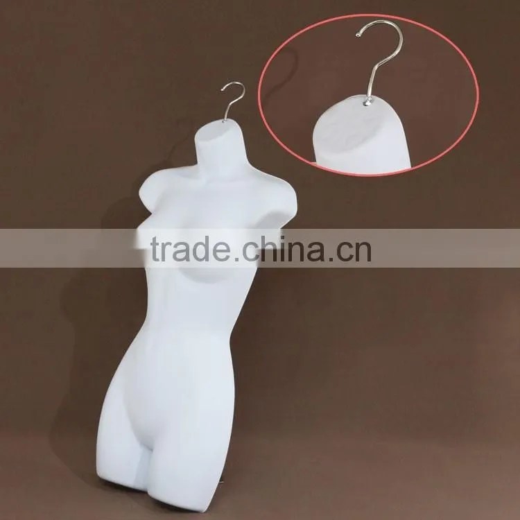 Halfing plastic display mode,hanging mannequin