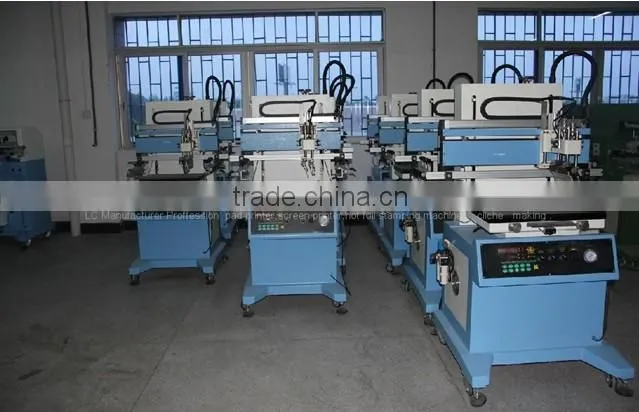 Alibaba express package bag screen printing machine silicone key press/electronic procducts