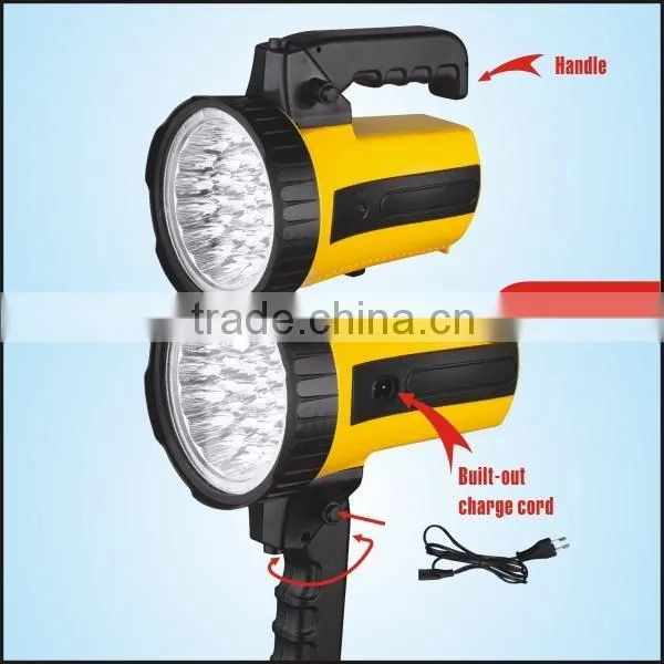 rechargeable outdoor powerful led torch with battery