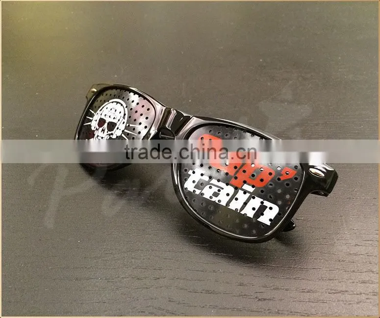 Promotional pinhole sunglasses pinhole lens