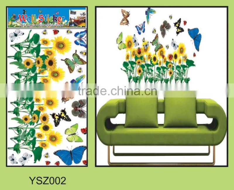 OEM New year DIY product wall sticker,3d wall sticker,5d home decor pvc wall sticker