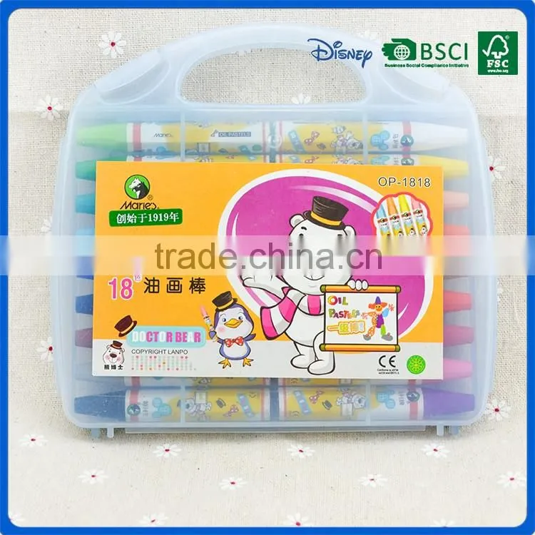 Fancy 18 colors mini crayons for painting