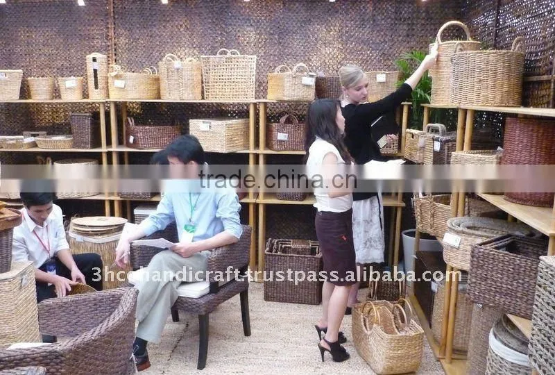 2015 New Product Water Hyacinth Document Rack for Home Decoration and Furniture