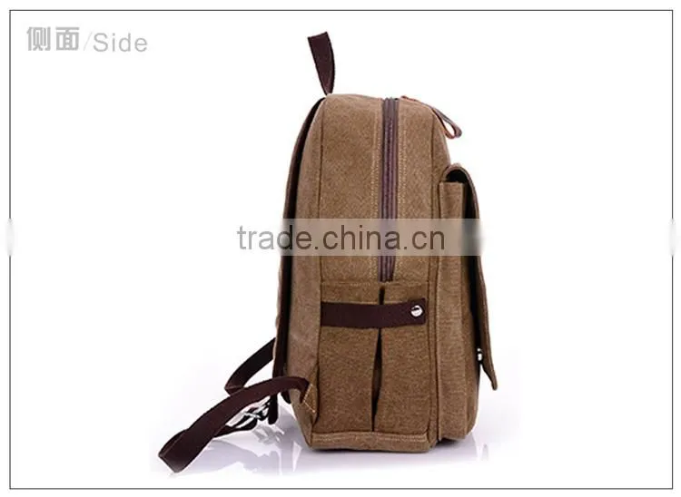 leisure backpack bags,Korean version canvas backpack,canvas backpacks cheap and beautiful