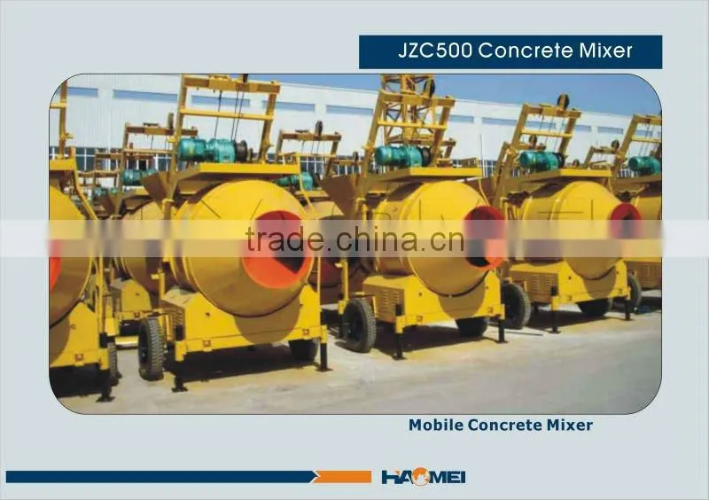 JZC500 mezcladora de hormigon recomendad por haomei