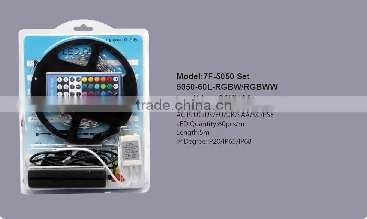 christmas led strip light outdoor use 5A DC12V/24V IP20/IP65/IP68 SMD5050 Magic color 60pcs/m LED strip lighting