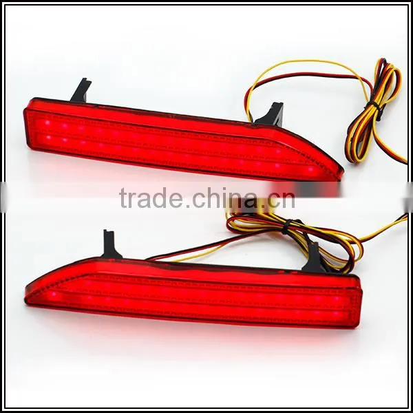 Red tail lamp led rear bumper lights Tail Brake Stop Light motorcycle rear reflector for 09 CRV