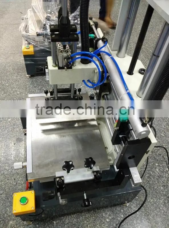 Vacuum desktop screen printing machine