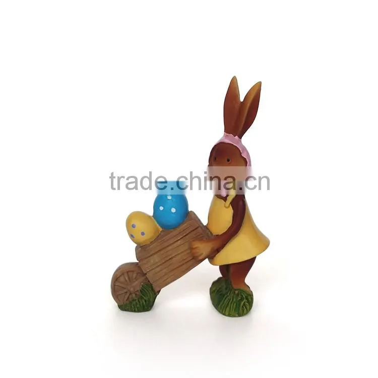 Wholesale Easter Rabbit Resin Easter Rabbit Figurine