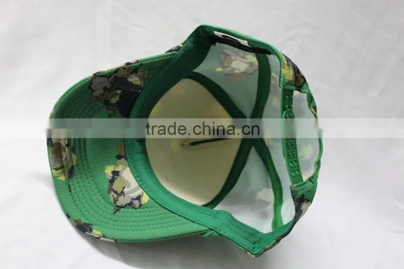 Fashion custom trucker hat no mesh at back