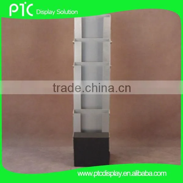 Aluminum catalogue shelf