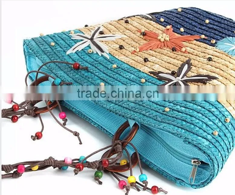 Hot selling 2016 straw beach tote bag