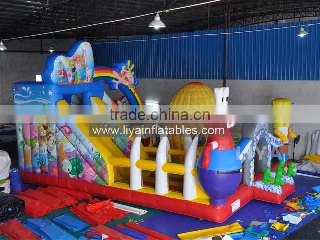 pirate amusement park,out door inflatable amusement park for kids