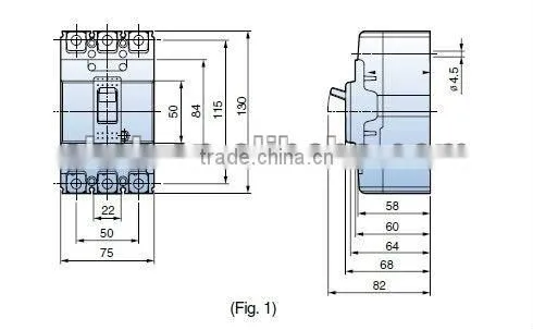 SKN New product ABN53C wenzhou mccb moulded case circuit breaker