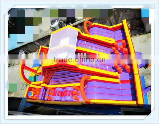 new design inflatable obstacle course for kids/inflatable tunnel play game