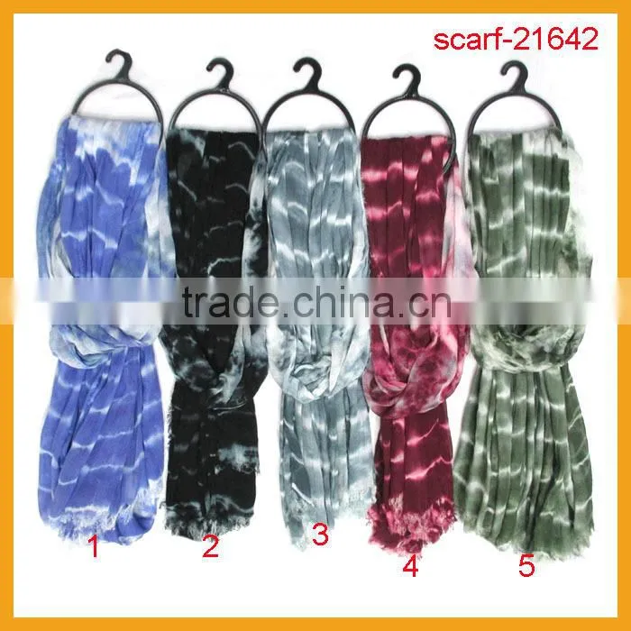 lady print modal scarf