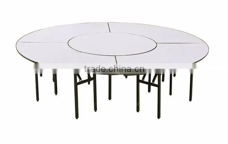 I-003 Best price folded restaurant cafe table with plastic surface