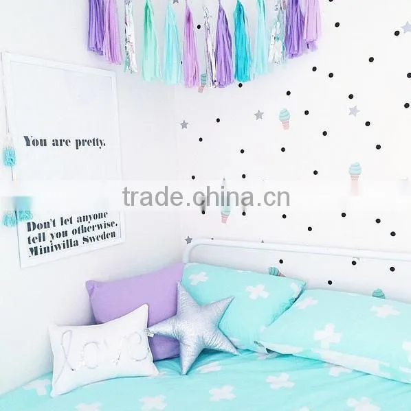2015 New Design Top Quality Gold Dot Wall Sticker