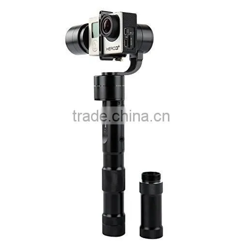 2016 new handheld gimbal with 3-axis brushless motors for Go Pro4 and smartphone